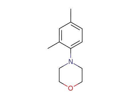 Molecular Structure of 31538-14-4 (Morpholine, 4-(2,4-dimethylphenyl)-)