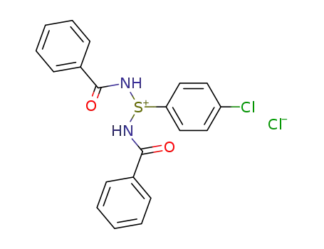 N,N'-dibenzoyl-S-p-chlorophenyl-S,S-diazasulfonium chloride