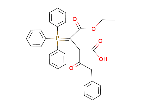 2-Phenylacetyl-3-(triphenyl-λ5-phosphanylidene)-succinic acid 4-ethyl ester