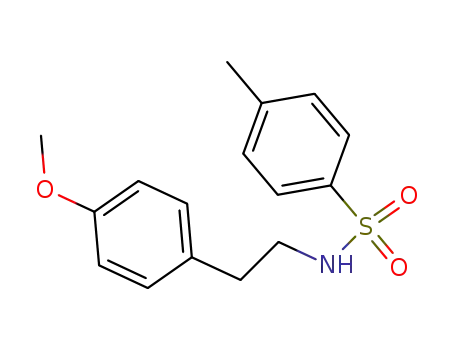 Molecular Structure of 141666-92-4 (Benzenesulfonamide, N-[2-(4-methoxyphenyl)ethyl]-4-methyl-)