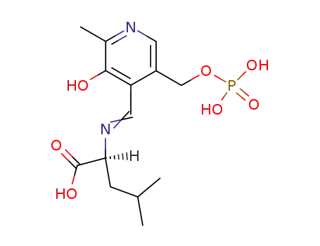(S)-2-{[1-(3-Hydroxy-2-methyl-5-phosphonooxymethyl-pyridin-4-yl)-meth-(Z)-ylidene]-amino}-4-methyl-pentanoic acid