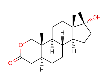 17α-hydroxy-17β-methyl-2-oxa-5α-androstan-3-one