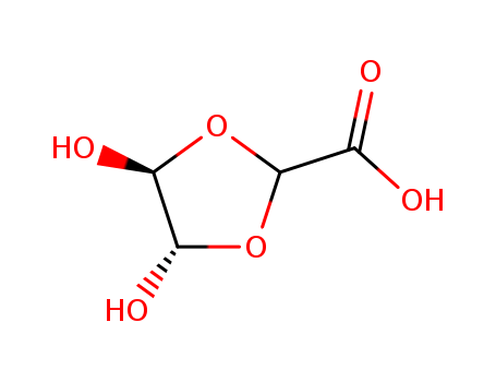 1,3-DIOXOLANE-2-CARBOXYLIC ACID 4,5-DIHYDROXY-,(2A,4A,5SS)-CAS