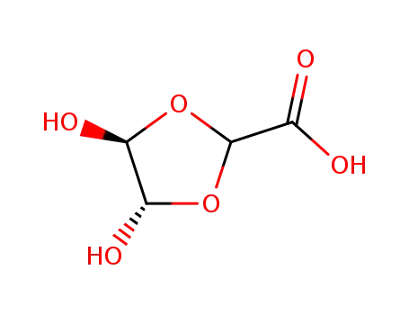 1,3-DIOXOLANE-2-CARBOXYLIC ACID 4,5-DIHYDROXY-,(2A,4A,5SS)-CAS