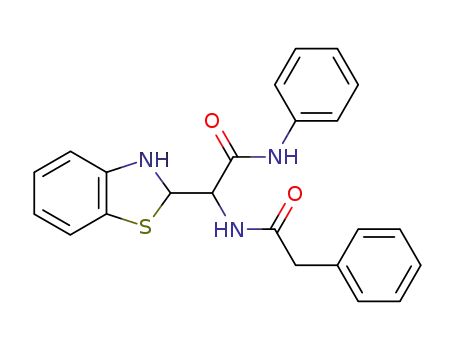 2-(2,3-Dihydro-benzothiazol-2-yl)-N-phenyl-2-phenylacetylamino-acetamide