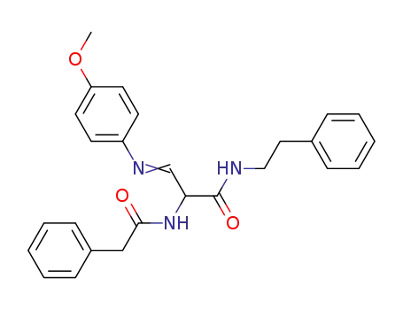 3-[(E)-4-Methoxy-phenylimino]-N-phenethyl-2-phenylacetylamino-propionamide