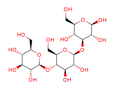 Molecular Structure of 157544-59-7 (O-beta-D-Glucopyranosyl-(1-4)-O-beta-D-glucopyranosyl-(1-3)-beta-D-glucopyranose)