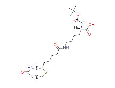 L-Lysine,N2-[(1,1-dimethylethoxy)carbonyl]-N6-[5-[(3aS,4S,6aR)-hexahydro-2-oxo-1H-thieno[3,4-d]imidazol-4-yl]-1-oxopentyl]-