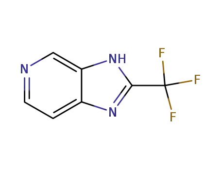 Molecular Structure of 19918-36-6 (2-(trifluoromethyl)-1H-imidazo[4,5-c]pyridine)