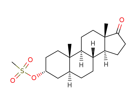 Methanesulfonic acid (3R,5S,8R,9S,10S,13S,14S)-10,13-dimethyl-17-oxo-hexadecahydro-cyclopenta[a]phenanthren-3-yl ester