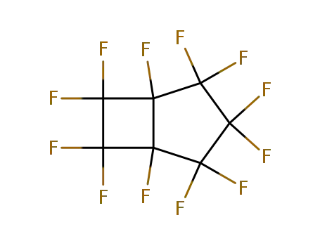 Molecular Structure of 85625-40-7 (Bicyclo[3.2.0]heptane, dodecafluoro-)
