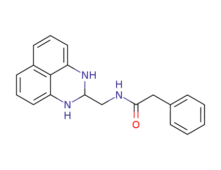2-(1-phenylacetylaminomethyl)-2,3-dihydro-1H-perimidine