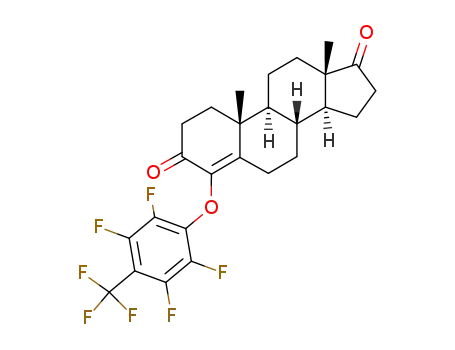 4-<2,3,5,6-tetrafluoro-4-(trifluoromethyl)phenoxy>androst-4-en-3,17-dione