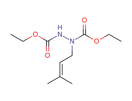Diethyl 1-(3-methyl-2-buten-1-yl)-1,2-hydrazinedicarboxylate