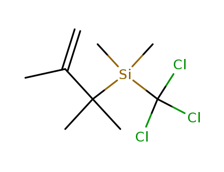 Dimethyl-trichloromethyl-(1,1,2-trimethyl-allyl)-silane