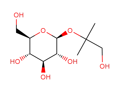 2-β-D-glucopyranosyloxy-2-methylpropanol