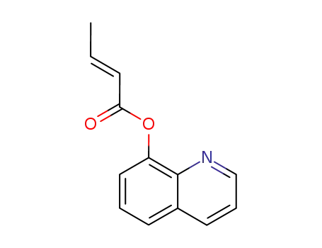 (E)-But-2-enoic acid quinolin-8-yl ester
