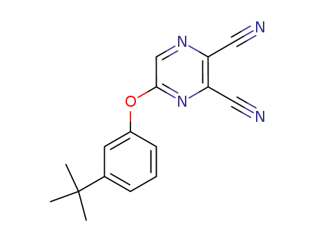 5-(3-tert-Butyl-phenoxy)-pyrazine-2,3-dicarbonitrile