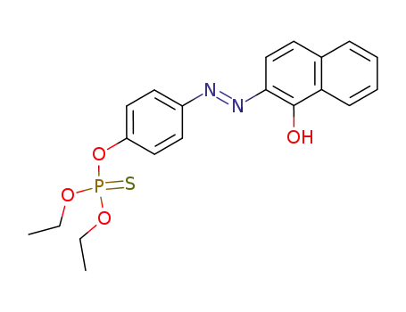Thiophosphoric acid O,O'-diethyl ester O''-[4-(1-hydroxy-naphthalen-2-ylazo)-phenyl] ester