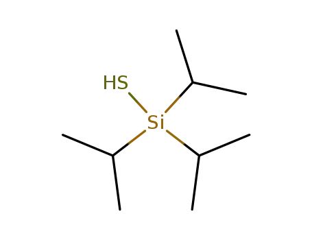 Molecular Structure of 156275-96-6 (Triisopropylsilanethiol)