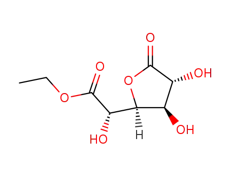 (S)-((2S,3R,4R)-3,4-Dihydroxy-5-oxo-tetrahydro-furan-2-yl)-hydroxy-acetic acid ethyl ester