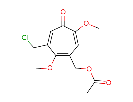 4-acetoxymethyl-6-chloromethyl-2,5-dimethoxytropone