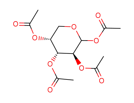 Molecular Structure of 108646-05-5 (1,2,3,4-TETRA-O-ACETYL-ALPHA-D-ARABINOPYRANOSE)