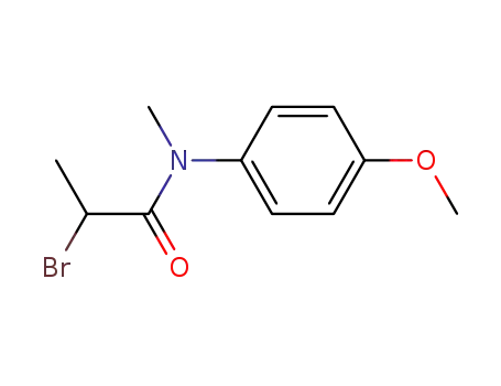 N-(4-methoxyphenyl)-N-methyl-2-bromopropionylamide