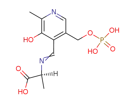 (S)-2-{[1-(3-Hydroxy-2-methyl-5-phosphonooxymethyl-pyridin-4-yl)-meth-(E)-ylidene]-amino}-propionic acid