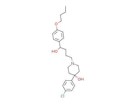 1-(n-Butoxyphenyl)-4-<4-(4-chlorophenyl)-4-hydroxypiperidino>-n-butyl alcohol