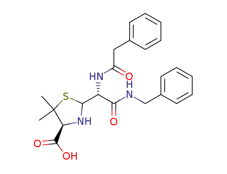 (S)-2-((R)-Benzylcarbamoyl-phenylacetylamino-methyl)-5,5-dimethyl-thiazolidine-4-carboxylic acid