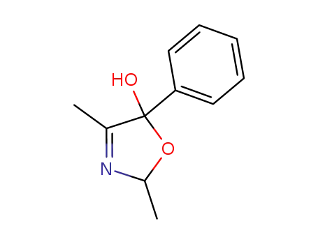 2,5-Dihydro-2,4-dimethyl-5-hydroxy-5-phenyloxazole