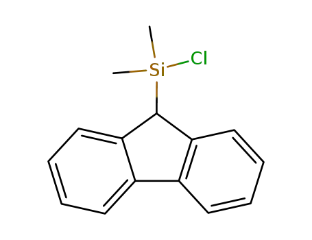 Molecular Structure of 154283-78-0 (9-(CHLORODIMETHYLSILYL)-9H-FLUORENE)