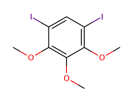 Molecular Structure of 174518-80-0 (Benzene, 1,5-diiodo-2,3,4-trimethoxy-)