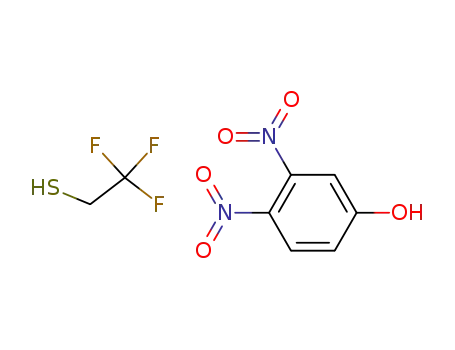 3,4-Dinitro-phenol; compound with 2,2,2-trifluoro-ethanethiol
