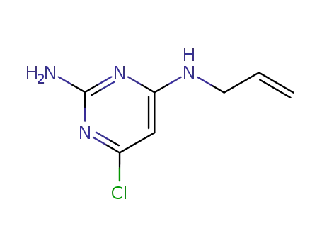 6-chloro-N-prop-2-enyl-pyrimidine-2,4-diamine cas  6266-70-2