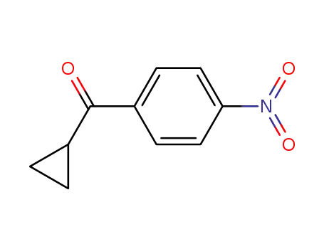 Molecular Structure of 93639-12-4 (CYCLOPROPYL-P-NITROPHENYL KETONE)