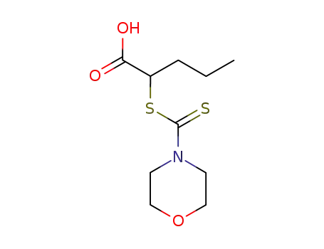 2-N-morpholino-dithiocarbamoyl-pentanoic acid