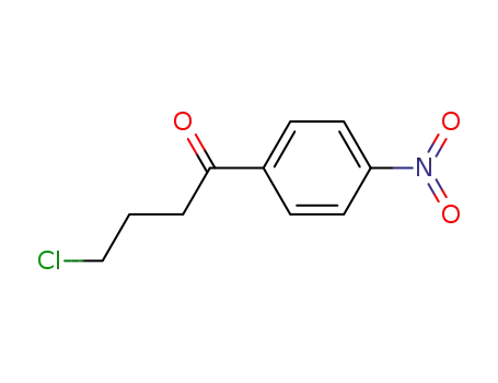 Molecular Structure of 93639-13-5 (1-Butanone, 4-chloro-1-(4-nitrophenyl)-)