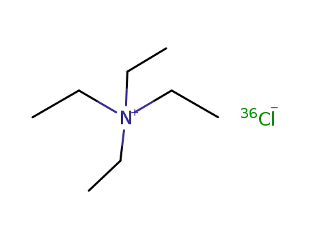 tetraethylammonium; [36Cl]chloride