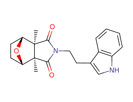 (1R,2S,6R,7S)-4-[2-(1H-Indol-3-yl)-ethyl]-2,6-dimethyl-10-oxa-4-aza-tricyclo[5.2.1.02,6]decane-3,5-dione