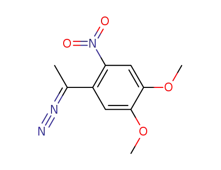 Molecular Structure of 116271-29-5 (1-(1-diazoethyl)-4,5-dimethoxy-2-nitro-benzene)