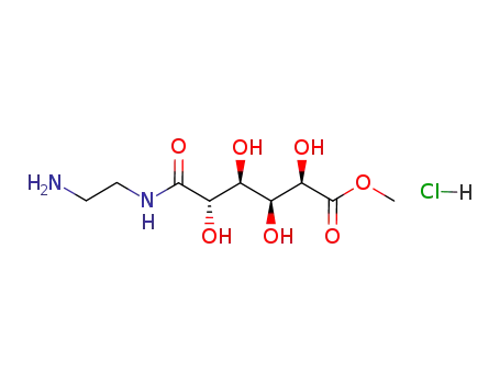 (2R,3S,4S,5S)-5-(2-Amino-ethylcarbamoyl)-2,3,4,5-tetrahydroxy-pentanoic acid methyl ester; hydrochloride
