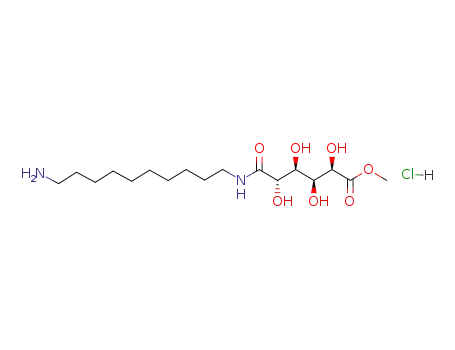 (2R,3S,4S,5S)-5-(10-Amino-decylcarbamoyl)-2,3,4,5-tetrahydroxy-pentanoic acid methyl ester; hydrochloride