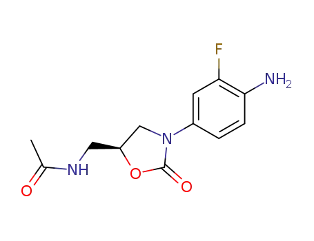 (5S)-N-((3-(4-amino-3-fluorophenyl)-2-oxo-1,3-oxazolidin-5-yl)methyl)acetamide