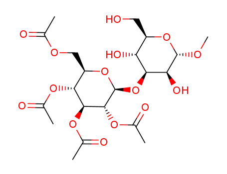 methyl 3-O-(2’,3’,4’,6’-tetra-O-acetyl-β-D-glucopyranosyl)-α-D-mannopyranoside