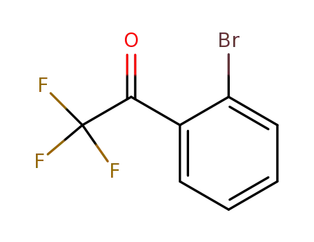 Molecular Structure of 244229-34-3 (1-(2-Bromophenyl)-2,2,2-trifluoroethan-1-one)
