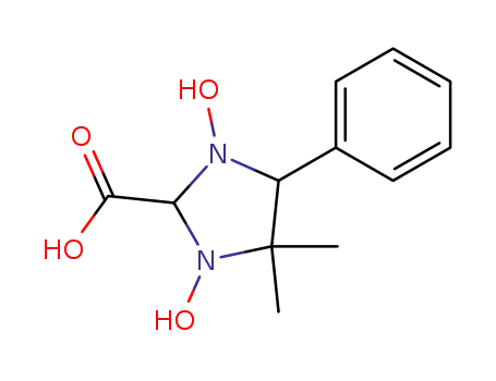 1,3-dihydroxy-4,4-dimethyl-5-phenylimidazolidine-2-carboxylic acid