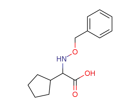 2-(benzyloxyamino)-2-cyclopentylacetic acid