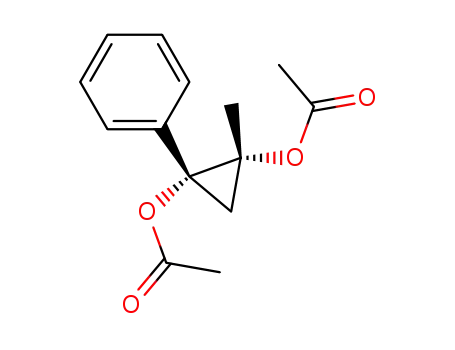 cis-1,2-diacetoxy-1-methyl-2-phenylcyclopropane
